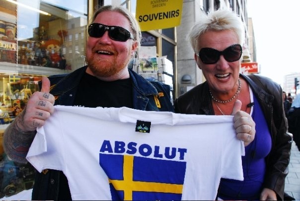 Me and my swedish sister last time I visited Sweden.