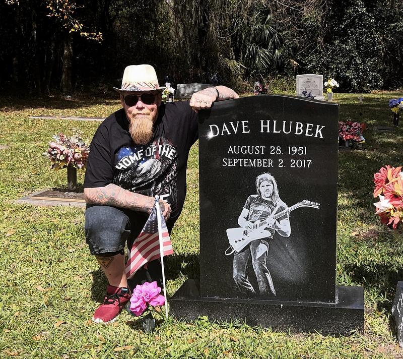 Got to visit my old friend Dave's grave before we left