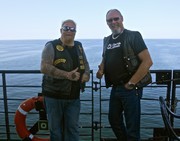 Me and Pastor Ulf on our way to Finland 08.07.2011